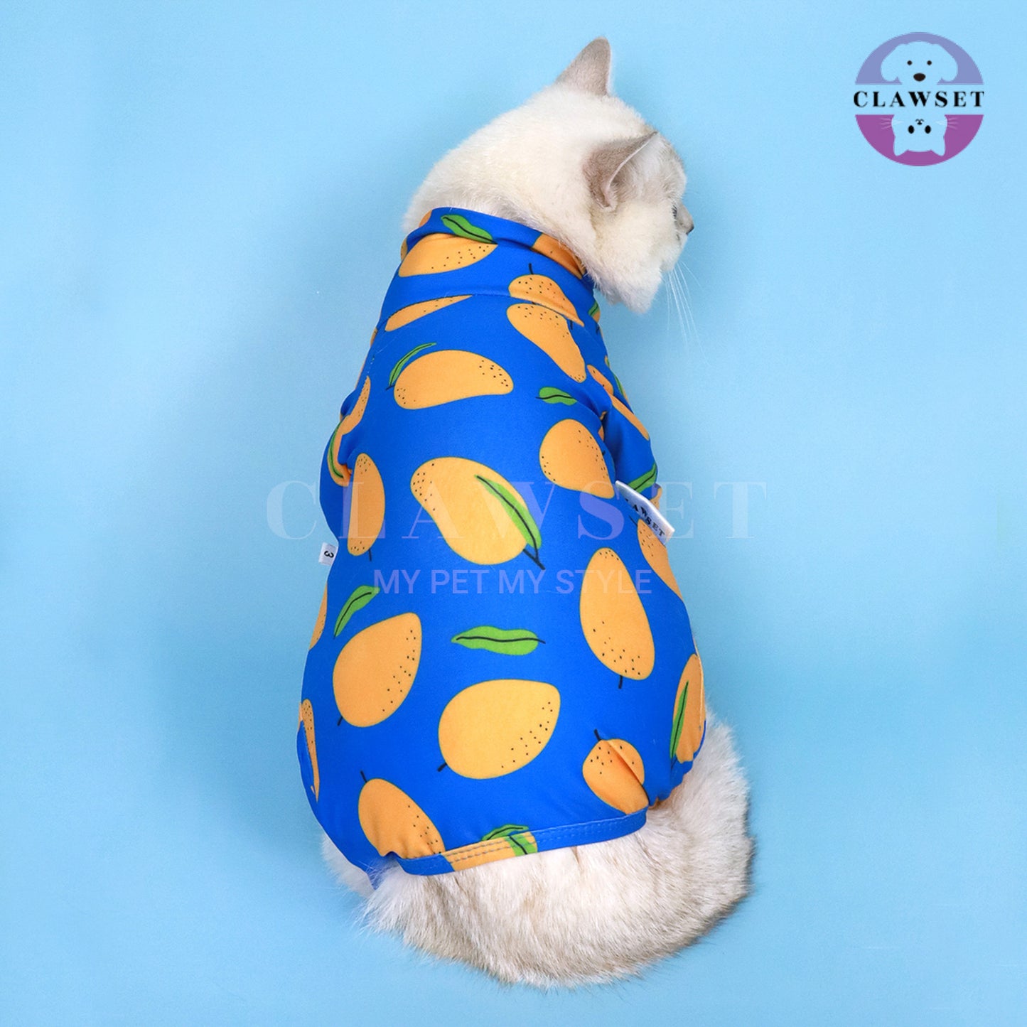 Clawset - Pet Fashion - Protection Suit - Fruity Collection - Mango (Mangga)