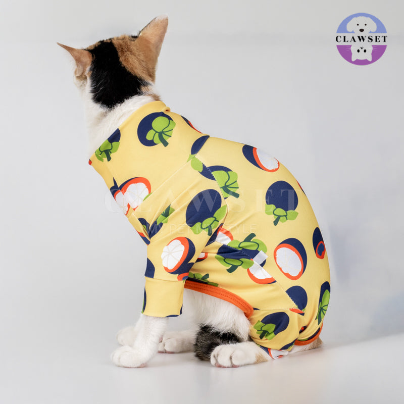 Clawset - Pet Fashion - Protection Suit - Fruity Collection - Mangosteen (Manggis)