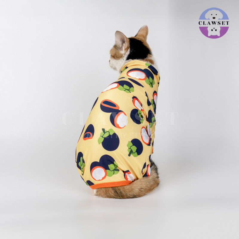 Clawset - Pet Fashion - Protection Suit - Fruity Collection - Mangosteen (Manggis)