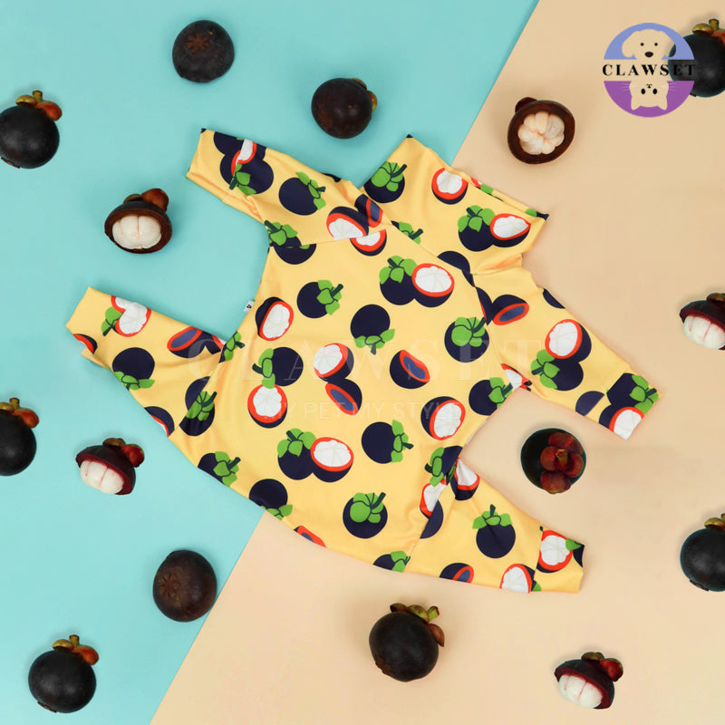 Clawset - Pet Fashion - Protection Suit - Fruity Collection - Mangosteen (Manggis)