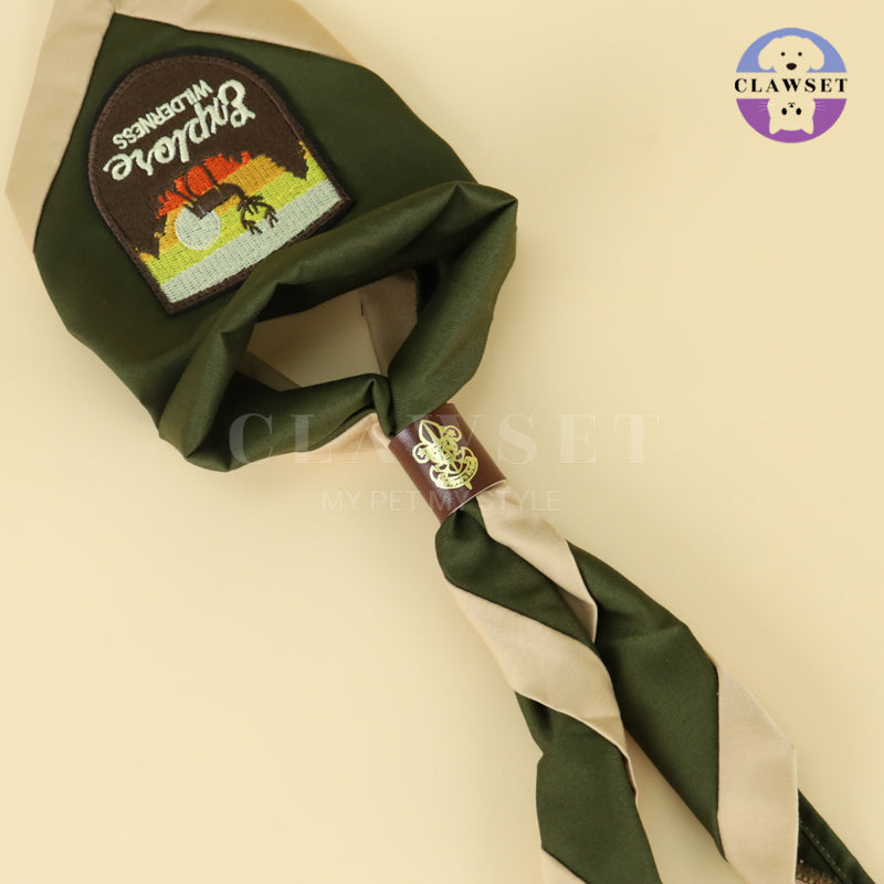 Clawset - Pet Scarf (Syal) - Scout Collection - Green (Hijau)