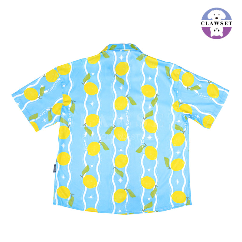 Clawset - Shirt Collection Unisex (Baju Unisex) - Italian Summer - Lemon Blue