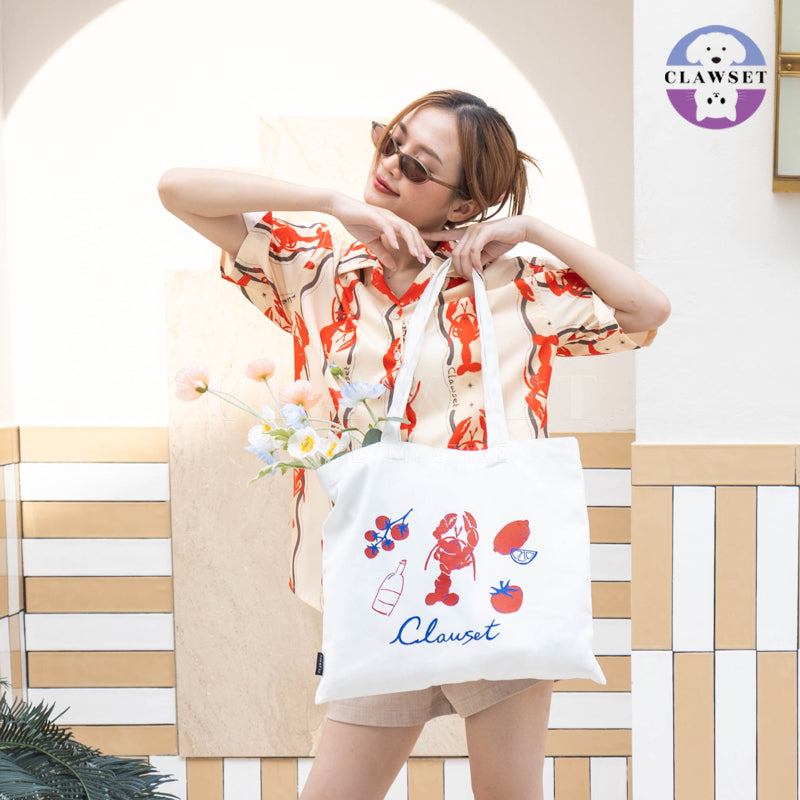 Clawset - Shirt Collection Unisex (Baju Unisex) - Italian Summer - Lobster Cream