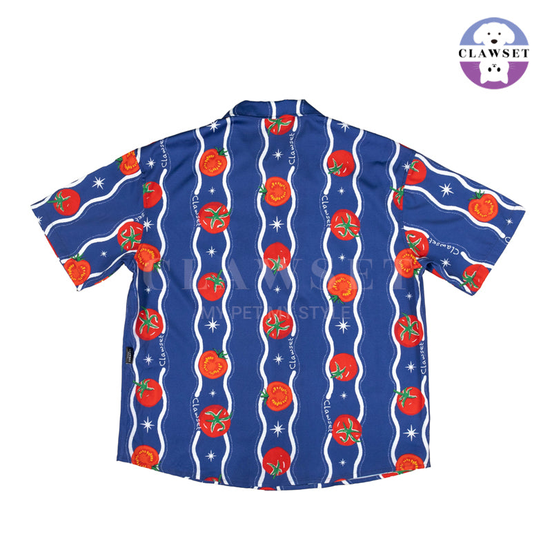 Clawset - Shirt Collection Unisex (Baju Unisex) - Italian Summer -  Tomato Navy