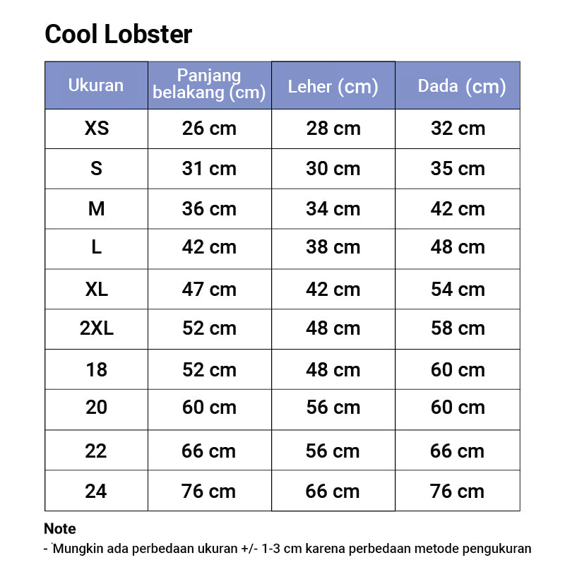 Clawset - Pet Fashion - Fancy Collection - Cool Lobster