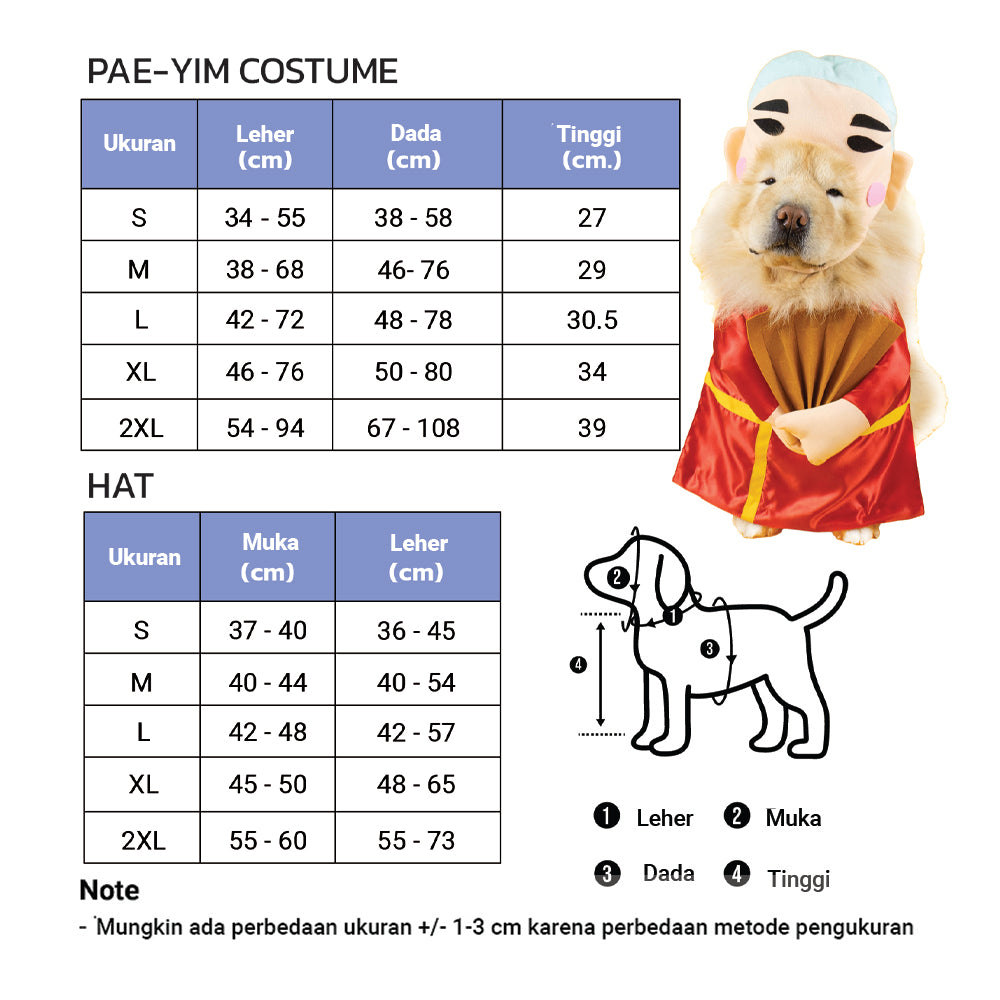 Clawset - Pet Costume - Chinese New Year - Pae Yim