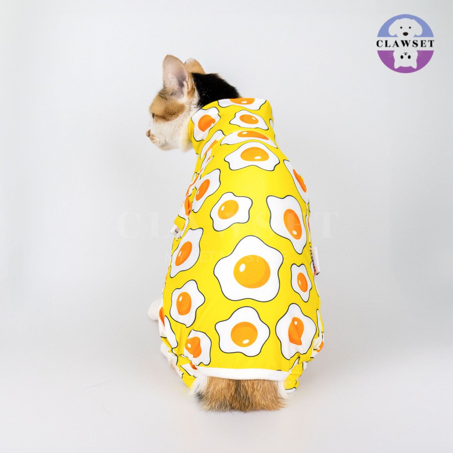 Clawset - Pet Fashion - Protection Suit - Foodie - Fried Egg