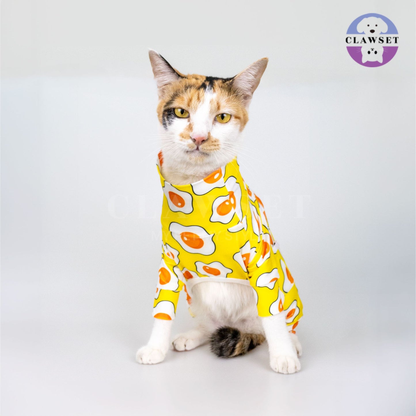 Clawset - Pet Fashion - Protection Suit - Foodie - Fried Egg
