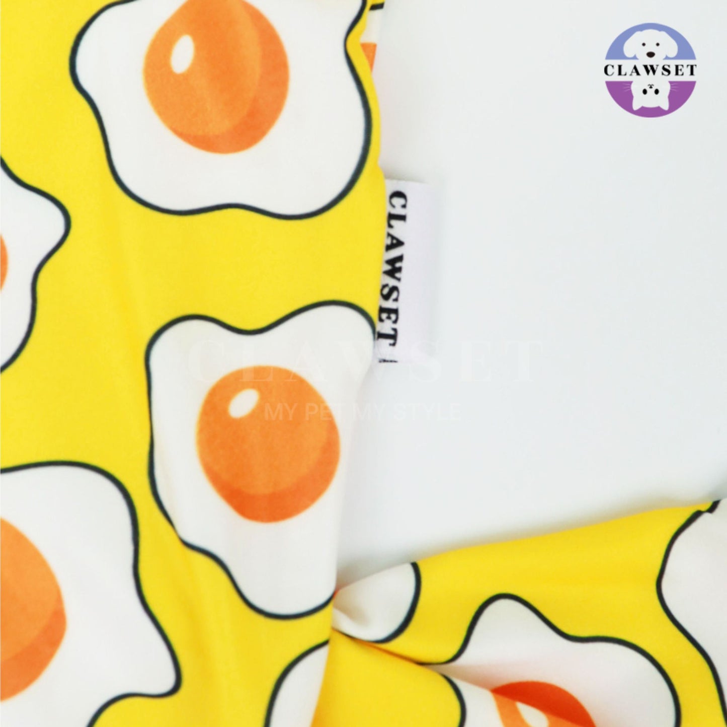Clawset - Pet Fashion - Protection Suit - Foodie - Fried Egg