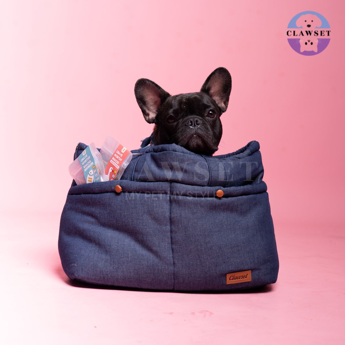 Clawset - Pet Carrier - Denim Collection