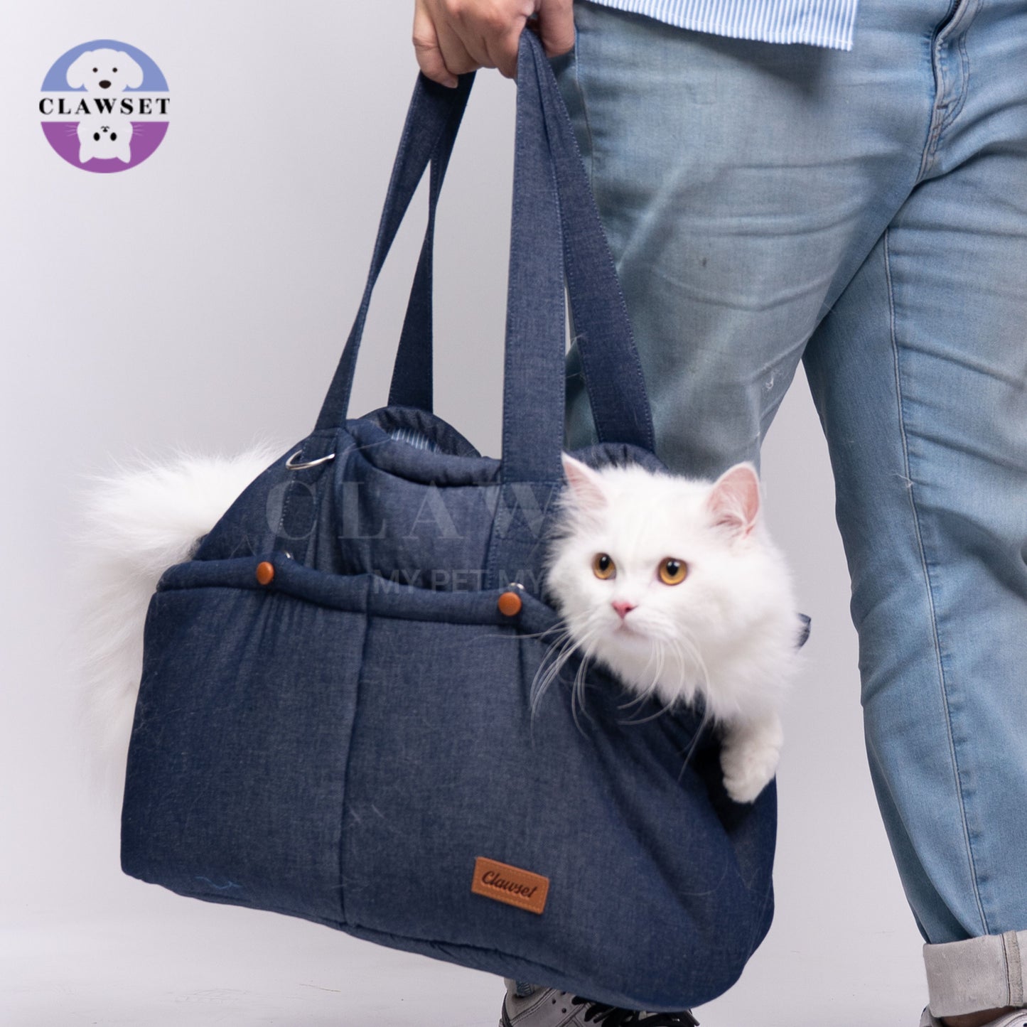 Clawset - Pet Carrier - Denim Collection