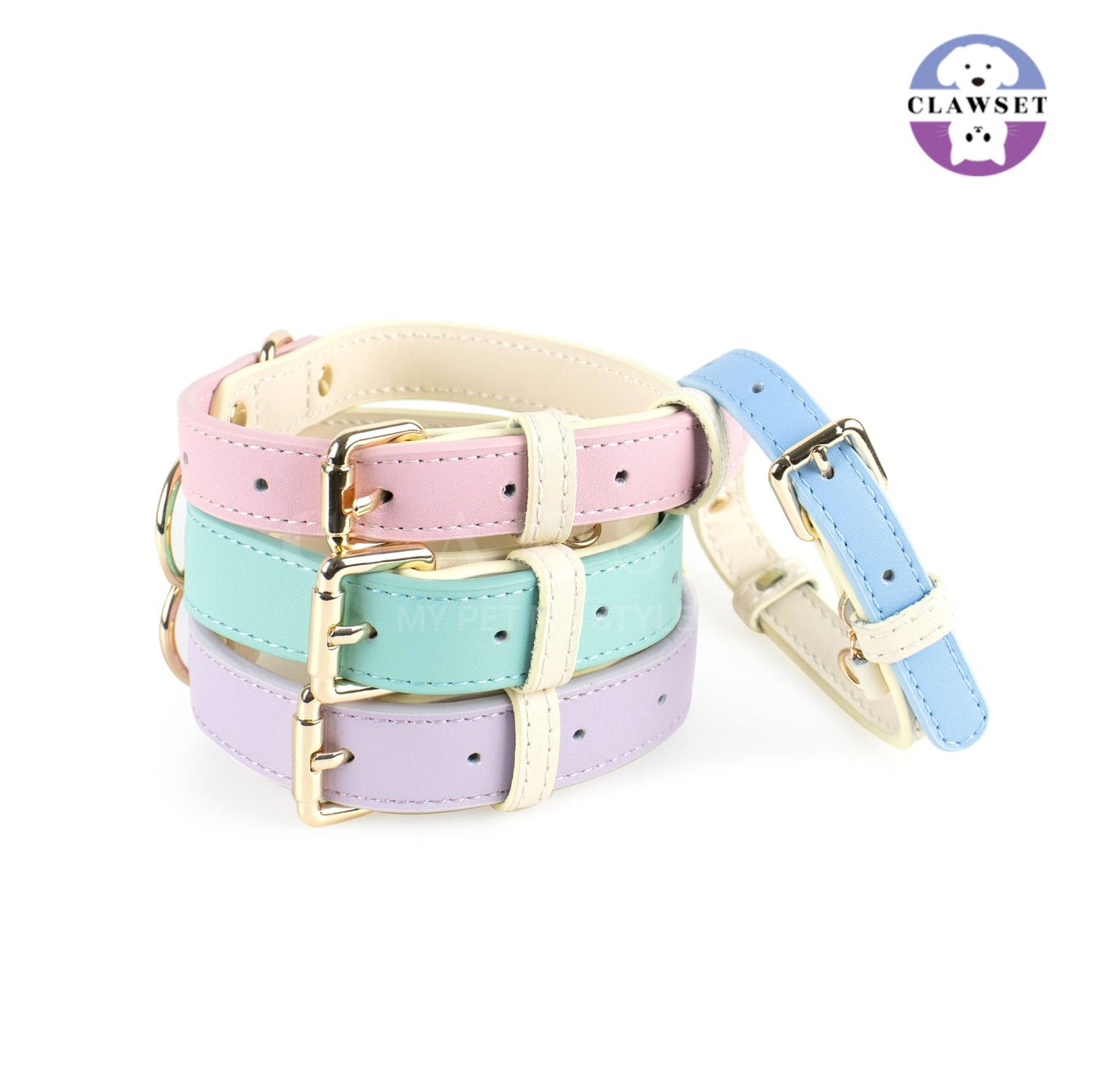 Clawset - Pet Accessories - Adjustable Collar - Mint