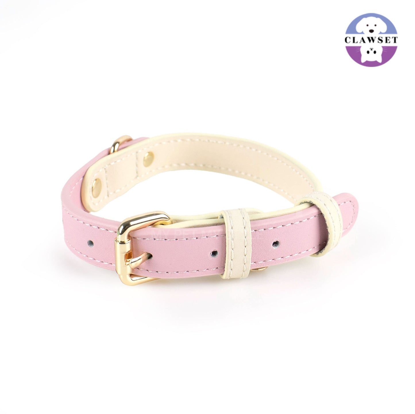 Clawset - Pet Accessories - Adjustable Collar - Pink (Merah Muda)