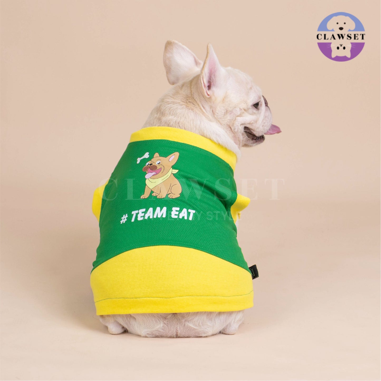 Clawset - Sporty Collection - Tank Top (Baju Anjing & Kucing) - Team Eat (Hijau)