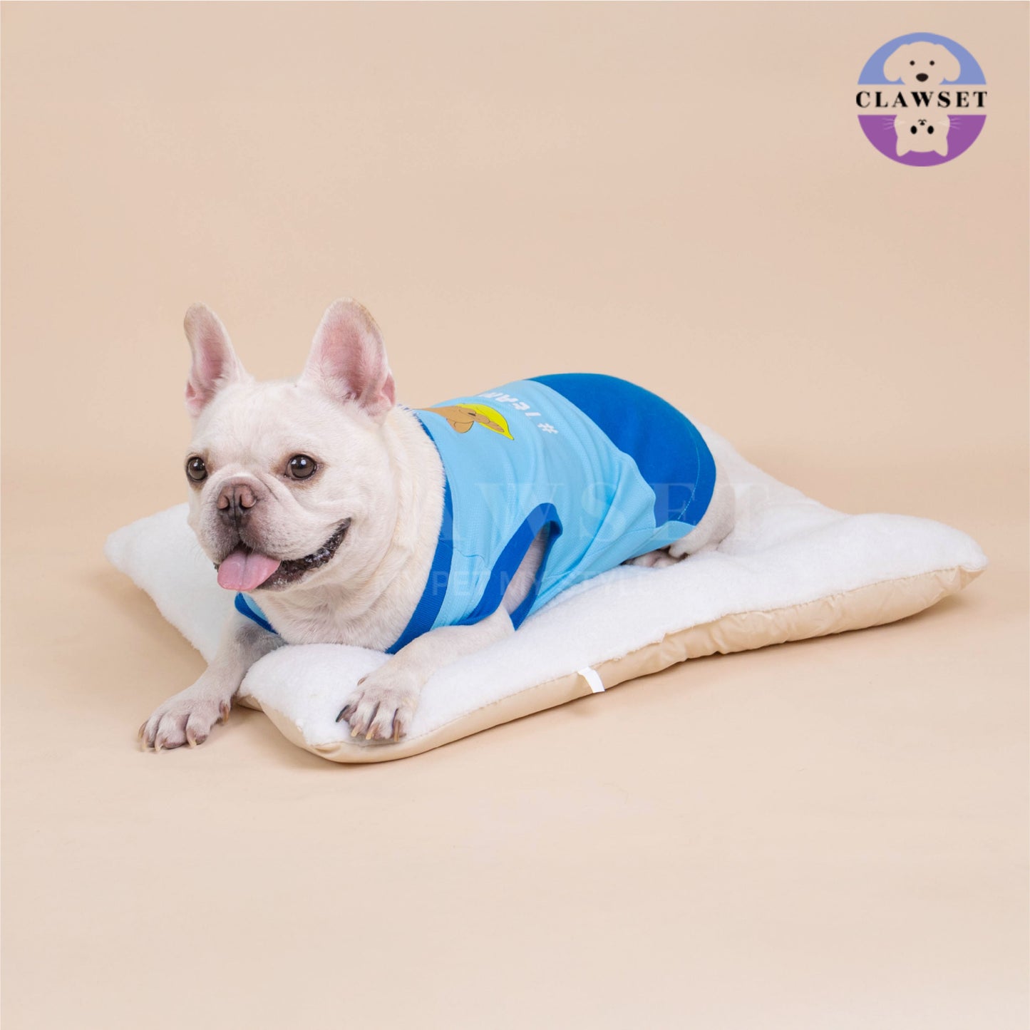 Clawset - Sporty Collection - Tank Top (Baju Anjing & Kucing) - Team Nap (Biru)