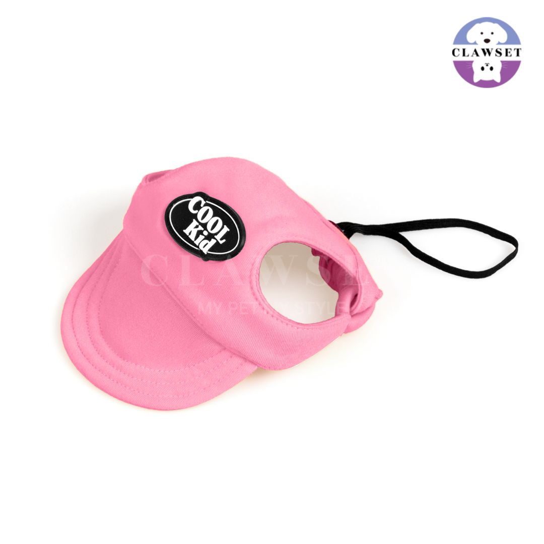 Clawset - Pet Hat (Topi Anjing & Kucing) - New Cool Kid Hat - Pink (Merah Muda)