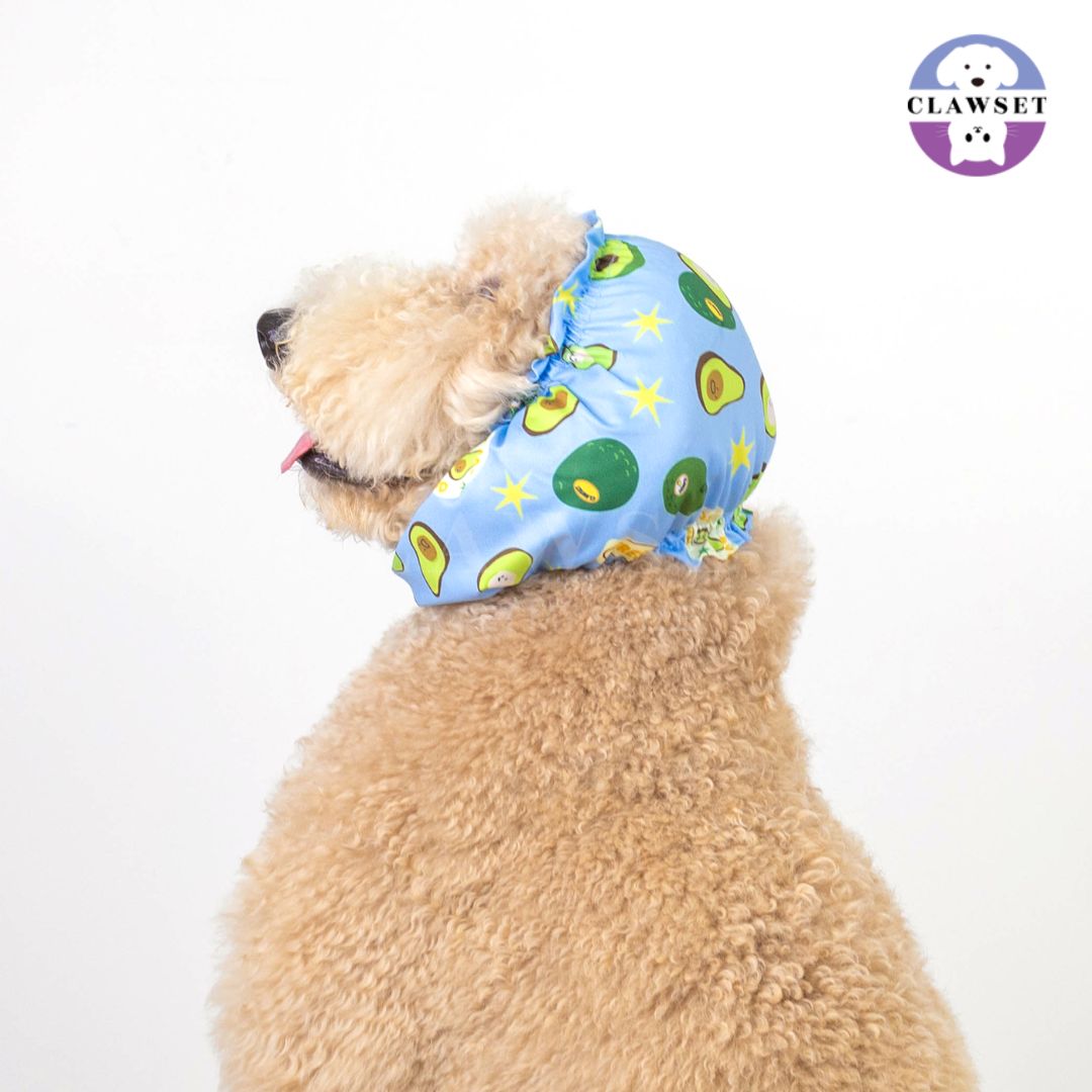Clawset - Pet Snood (Penutup Telingan Anjing & Kucing) - Veggies - Avocado