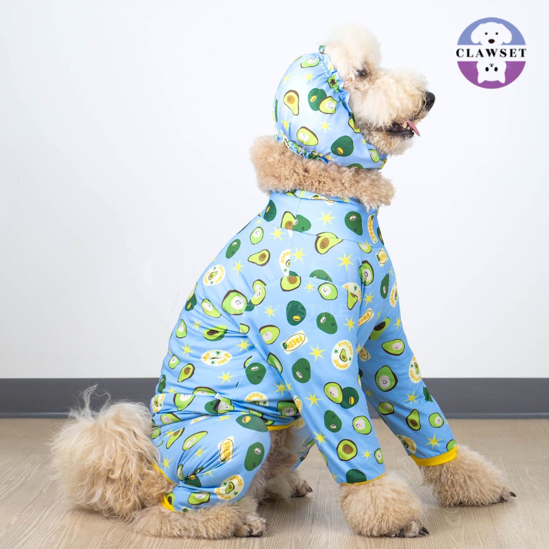 Clawset - Pet Snood (Penutup Telingan Anjing & Kucing) - Veggies - Avocado