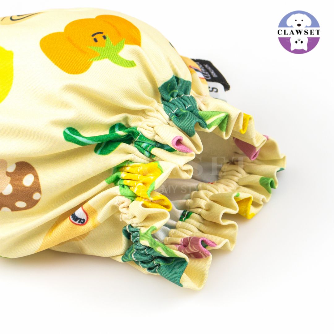 Clawset - Pet Snood (Penutup Telinga Anjing & Kucing) - Veggies - Salad