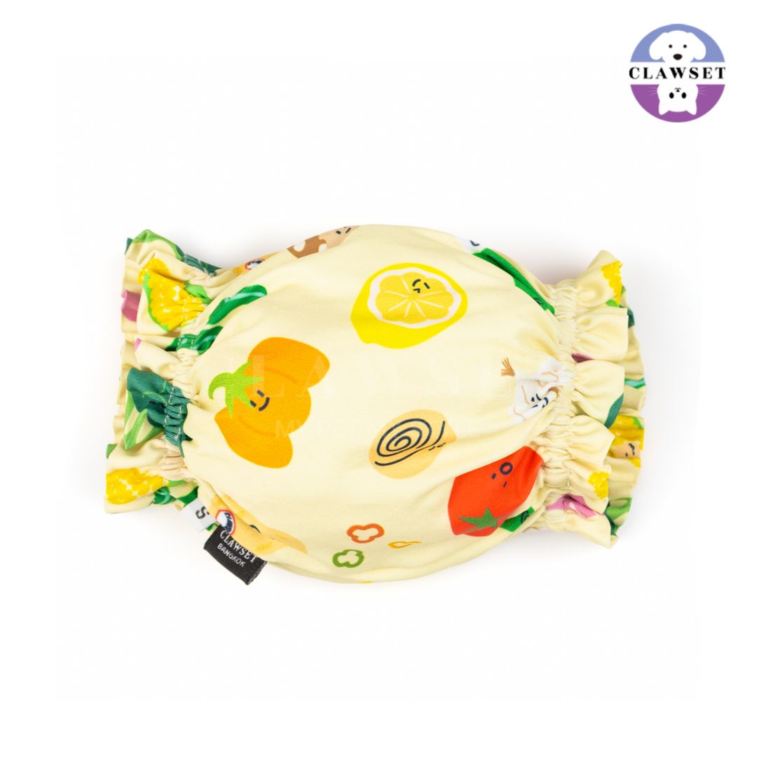Clawset - Pet Snood (Penutup Telinga Anjing & Kucing) - Veggies - Salad