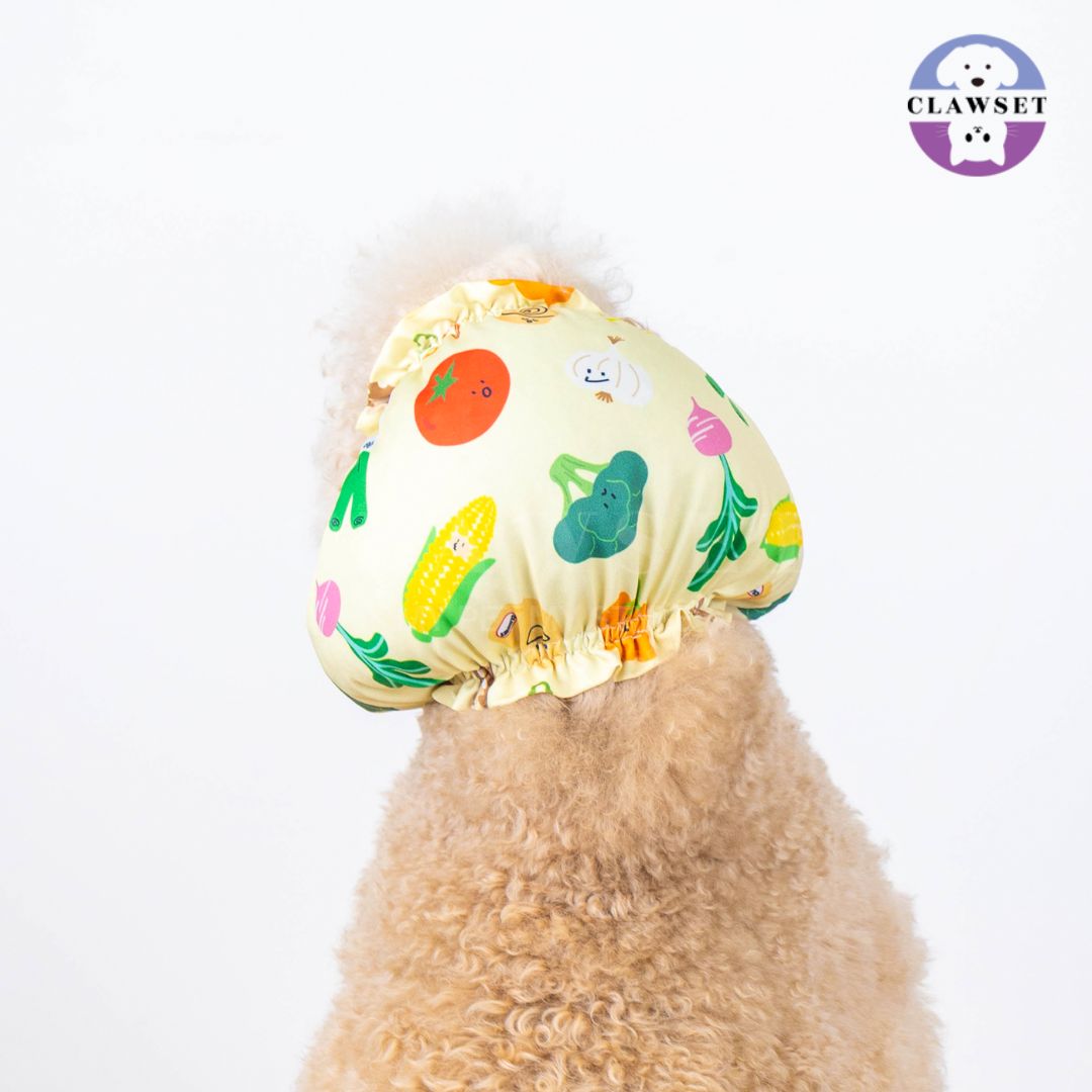 Clawset - Pet Snood (Penutup Telinga Anjing & Kucing) - Veggies - Salad