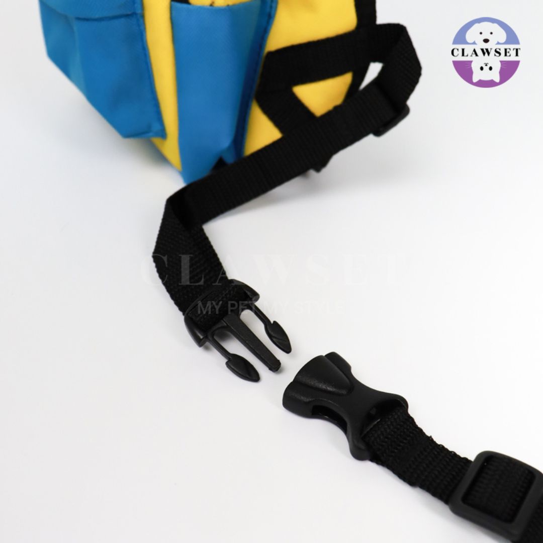 Clawset - Richy Bag - Bag with Leash Set (Tas Anjing & Kucing) - Yellow