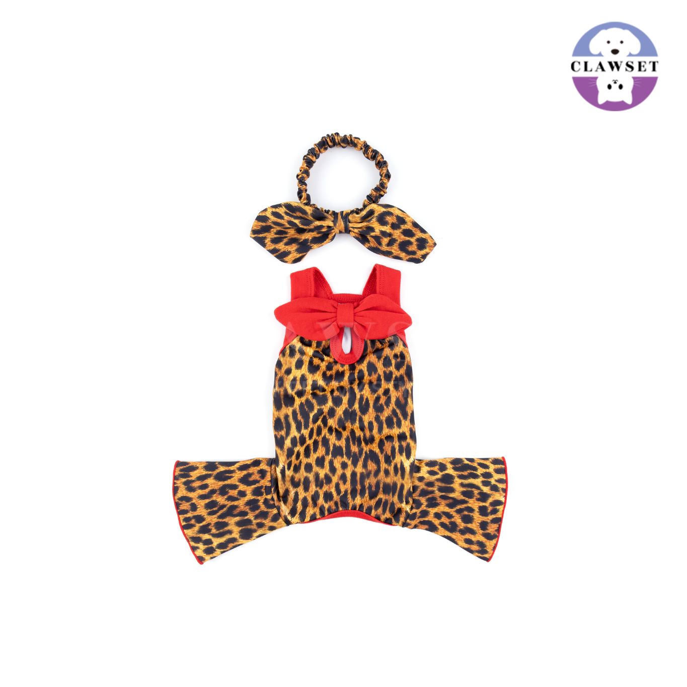 Clawset - Pet Shirt - Flare Jumpsuit - Leopard