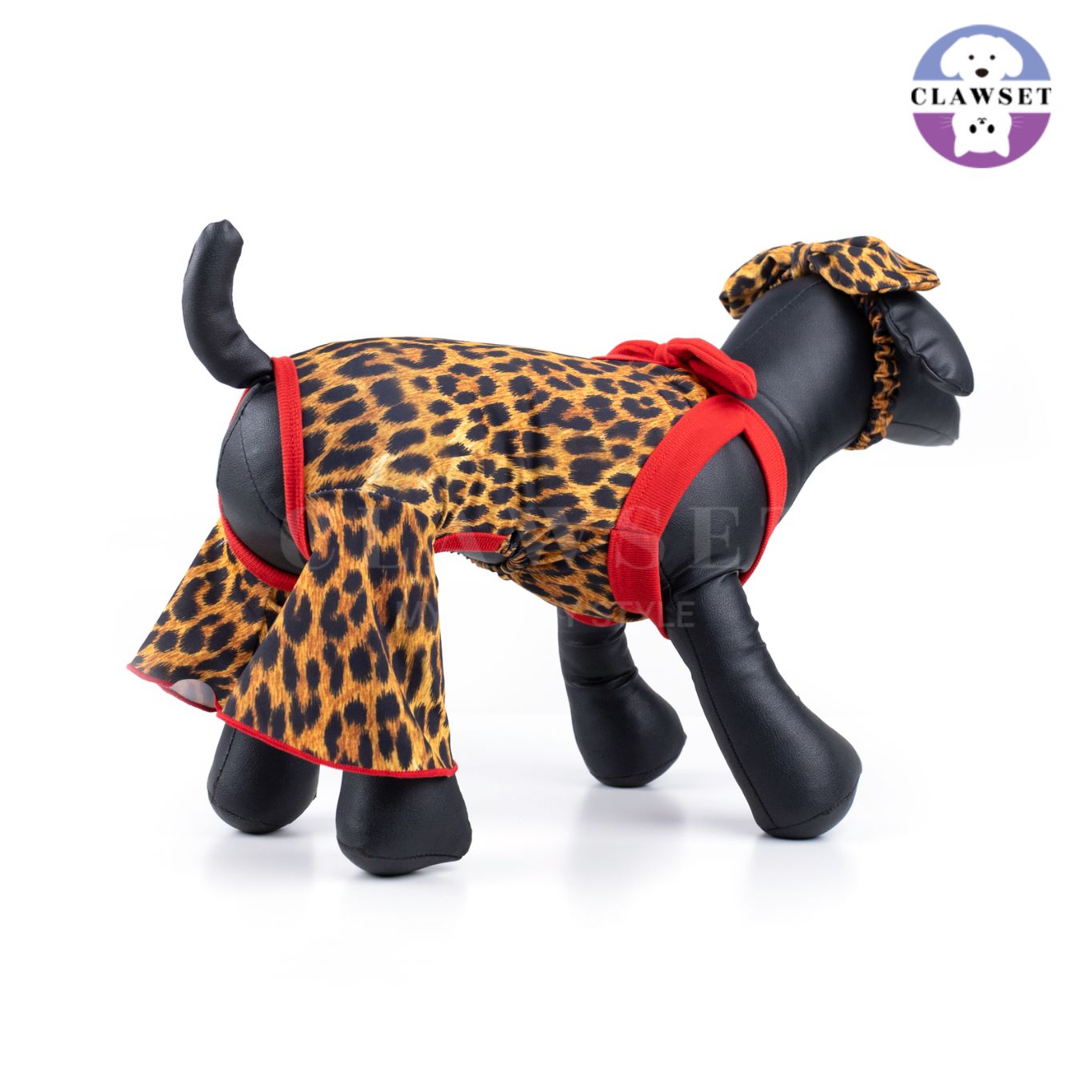 Clawset - Pet Shirt - Flare Jumpsuit - Leopard