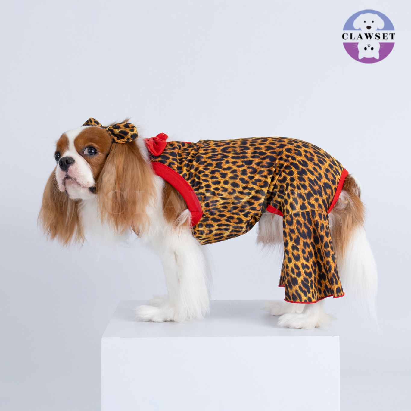 Clawset - Pet Shirt - Flare Jumpsuit - Leopard