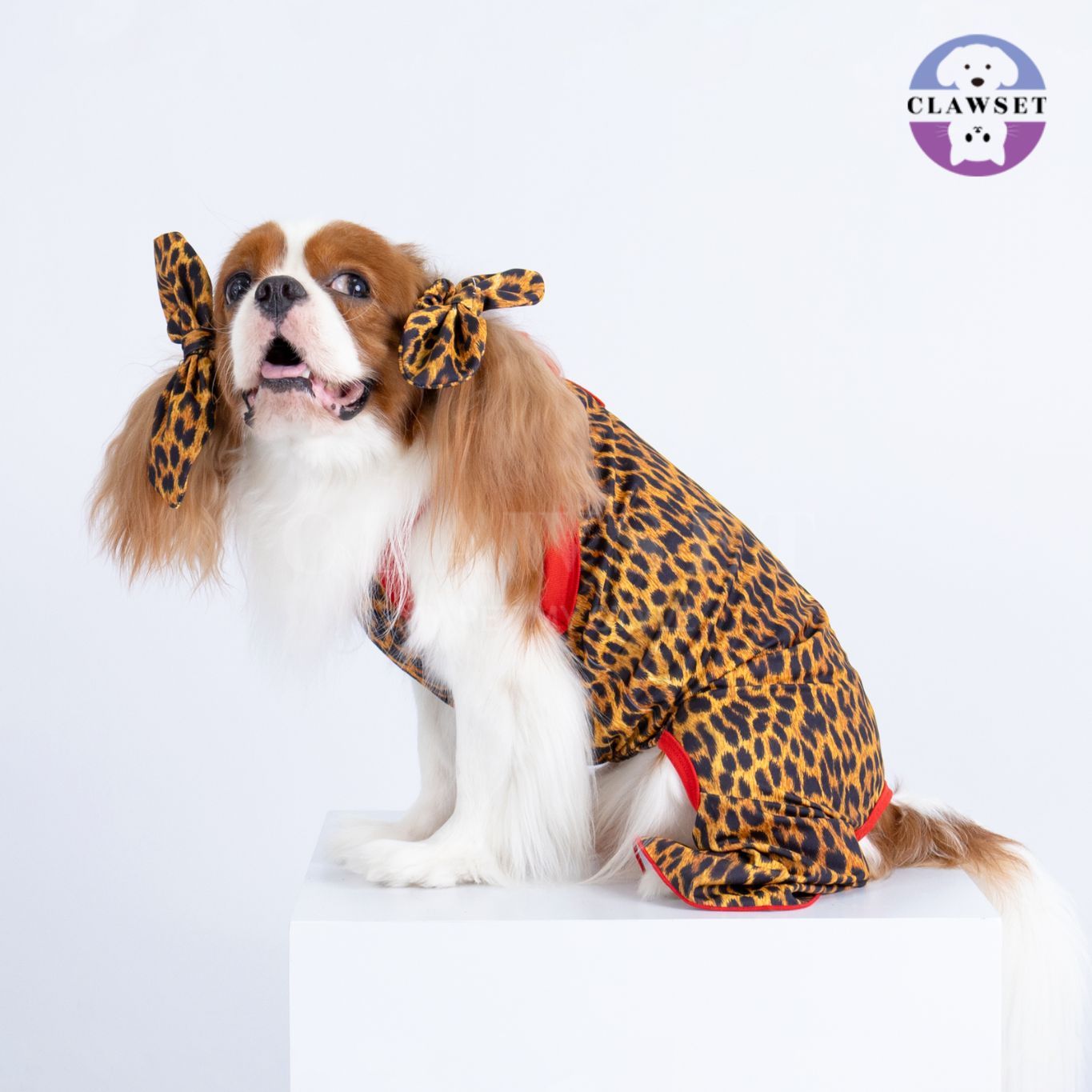 Clawset - Pet Shirt - Flare Jumpsuit - Leopard