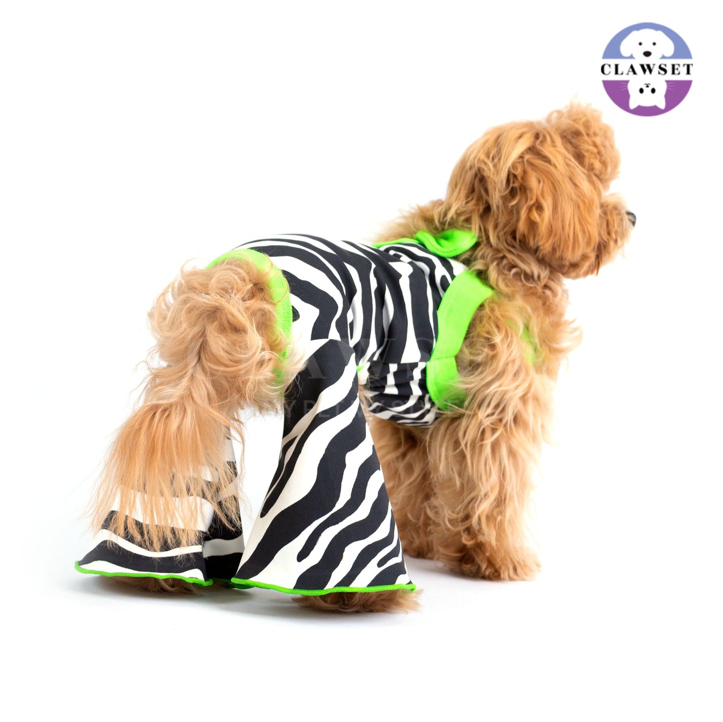 Clawset - Pet Shirt - Flare Jumpsuit - Zebra