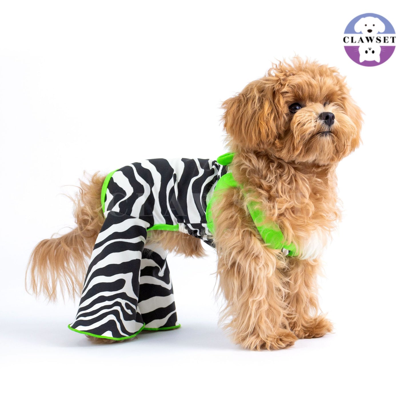 Clawset - Pet Shirt - Flare Jumpsuit - Zebra