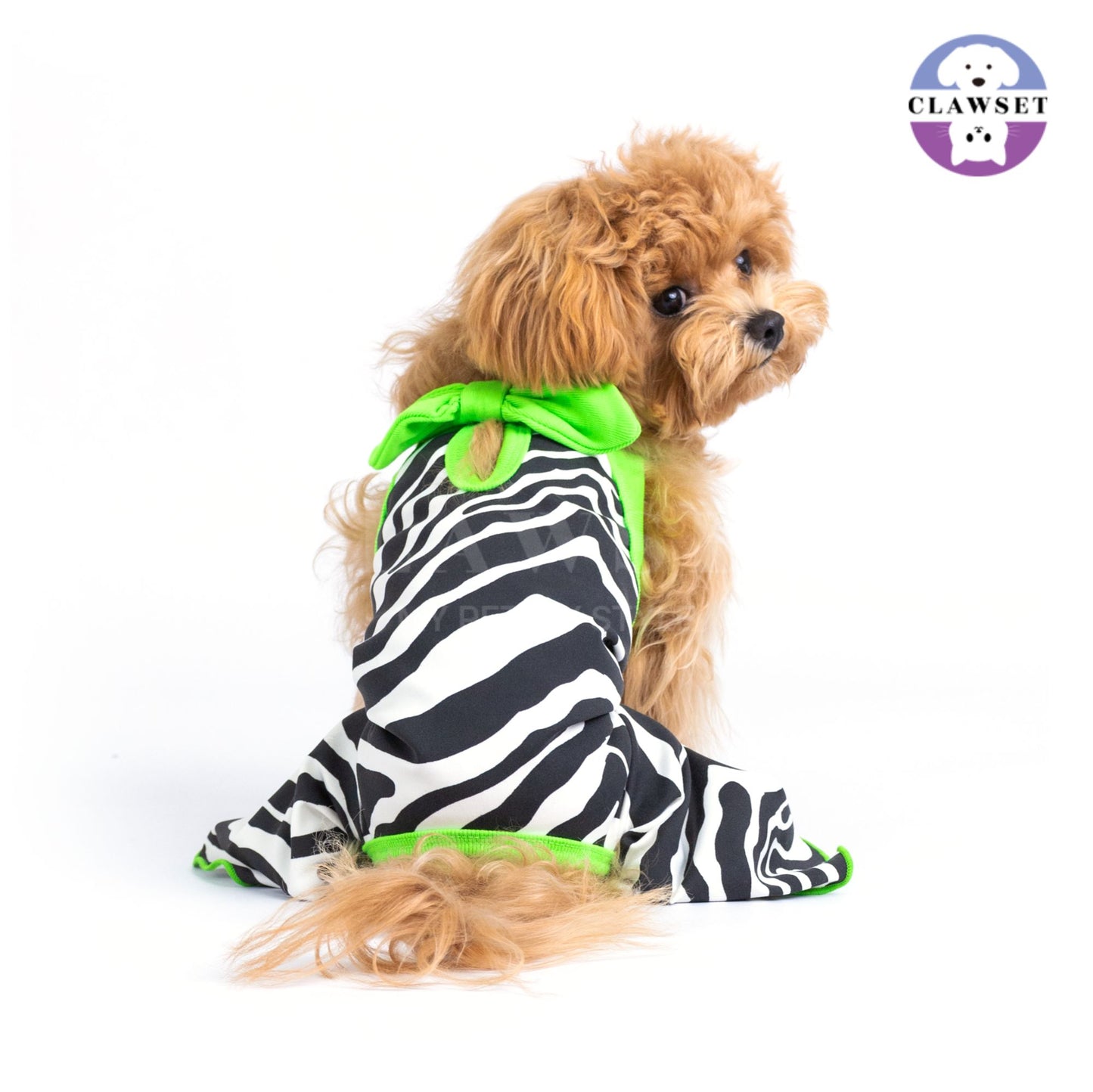 Clawset - Pet Shirt - Flare Jumpsuit - Zebra