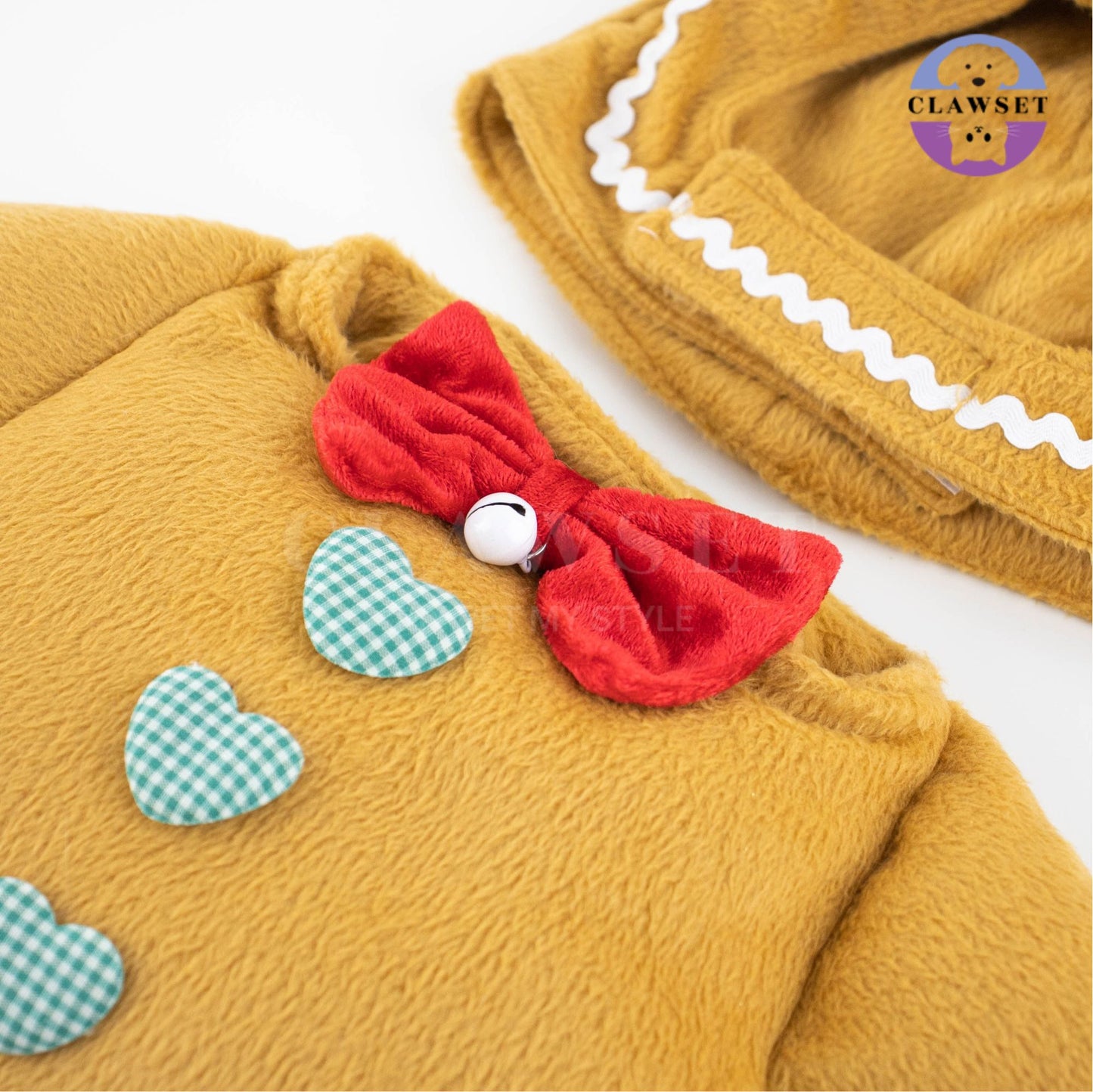 Clawset - Pet Costume - Merry X'Mas -  Gingerbread