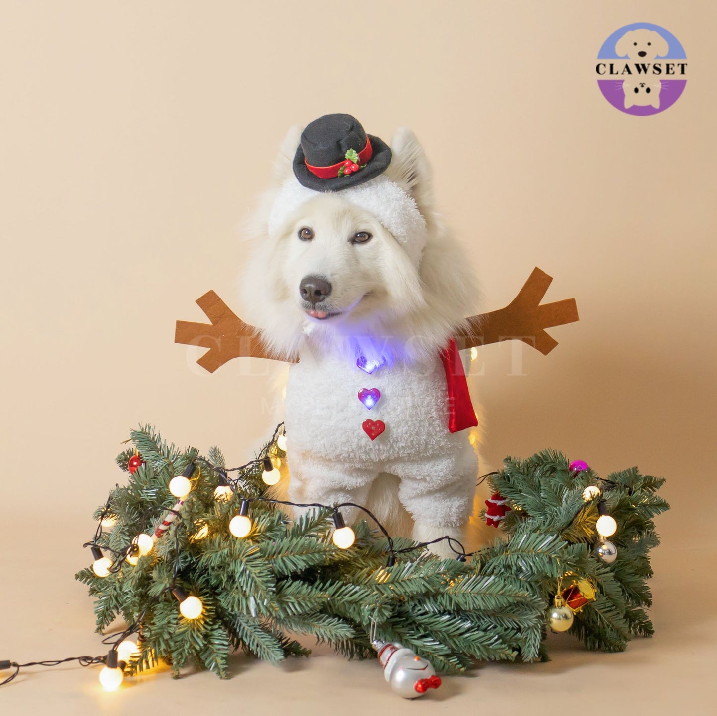 Clawset - Pet Costume - Merry X'Mas - Snowman