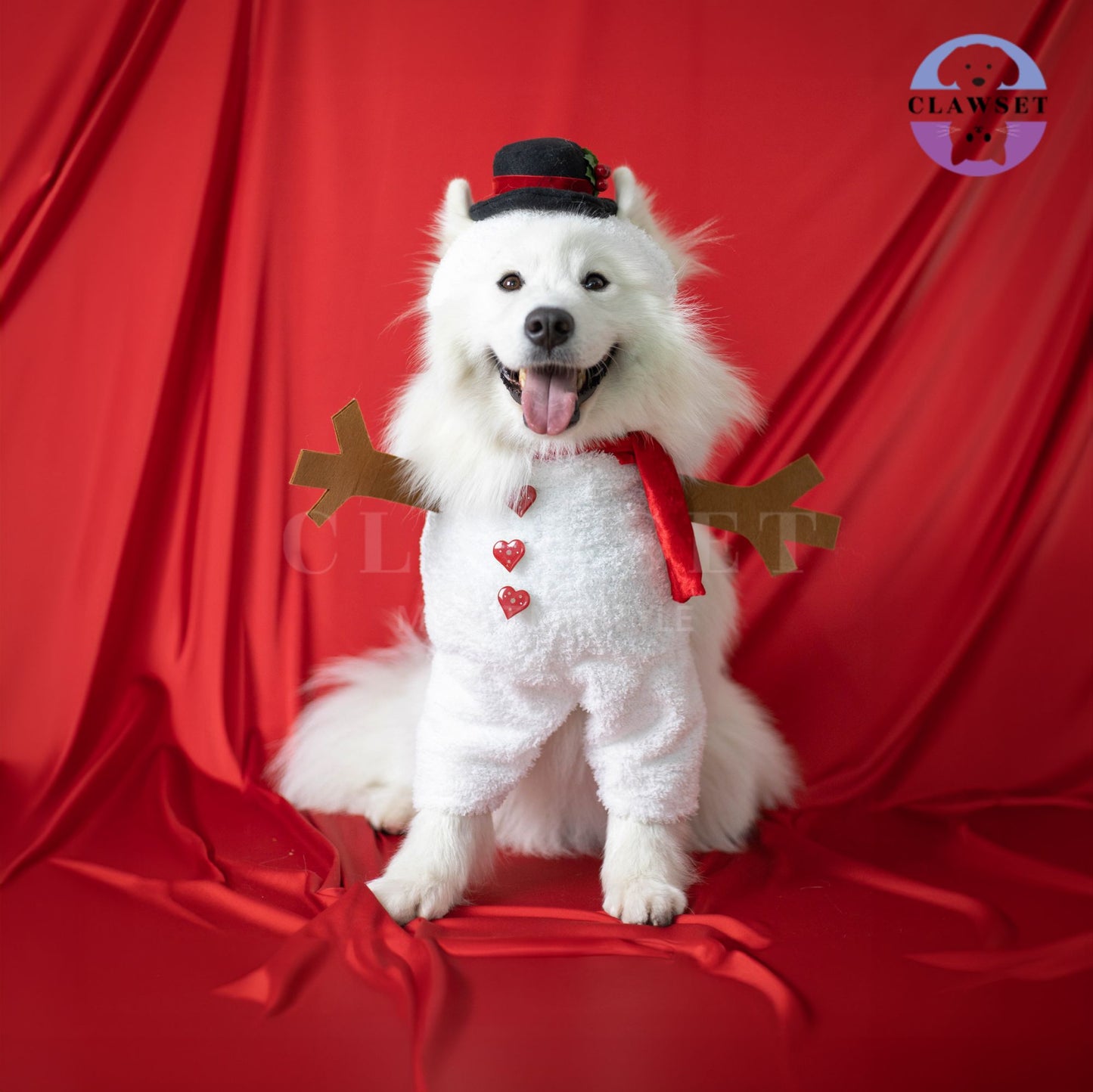 Clawset - Pet Costume - Merry X'Mas - Snowman