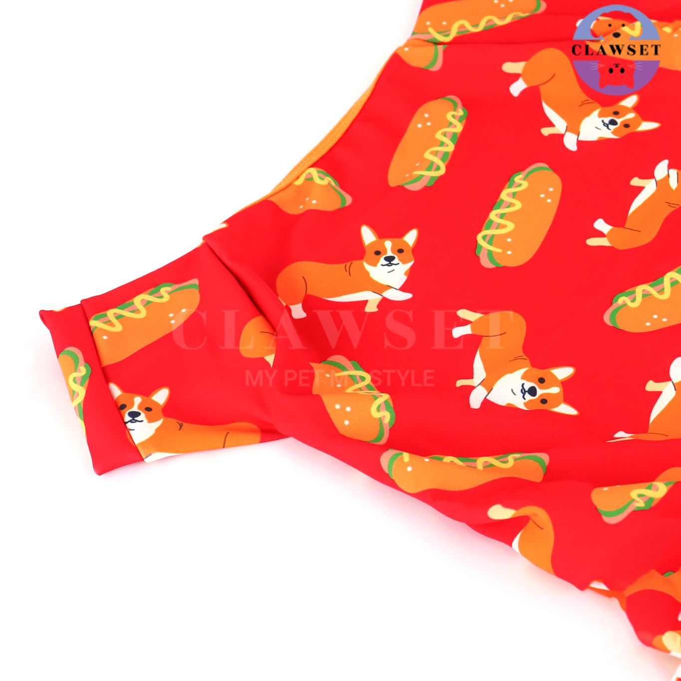 Clawset - Pet Fashion - Corgi Collection - Protection Suit - Red (Merah)