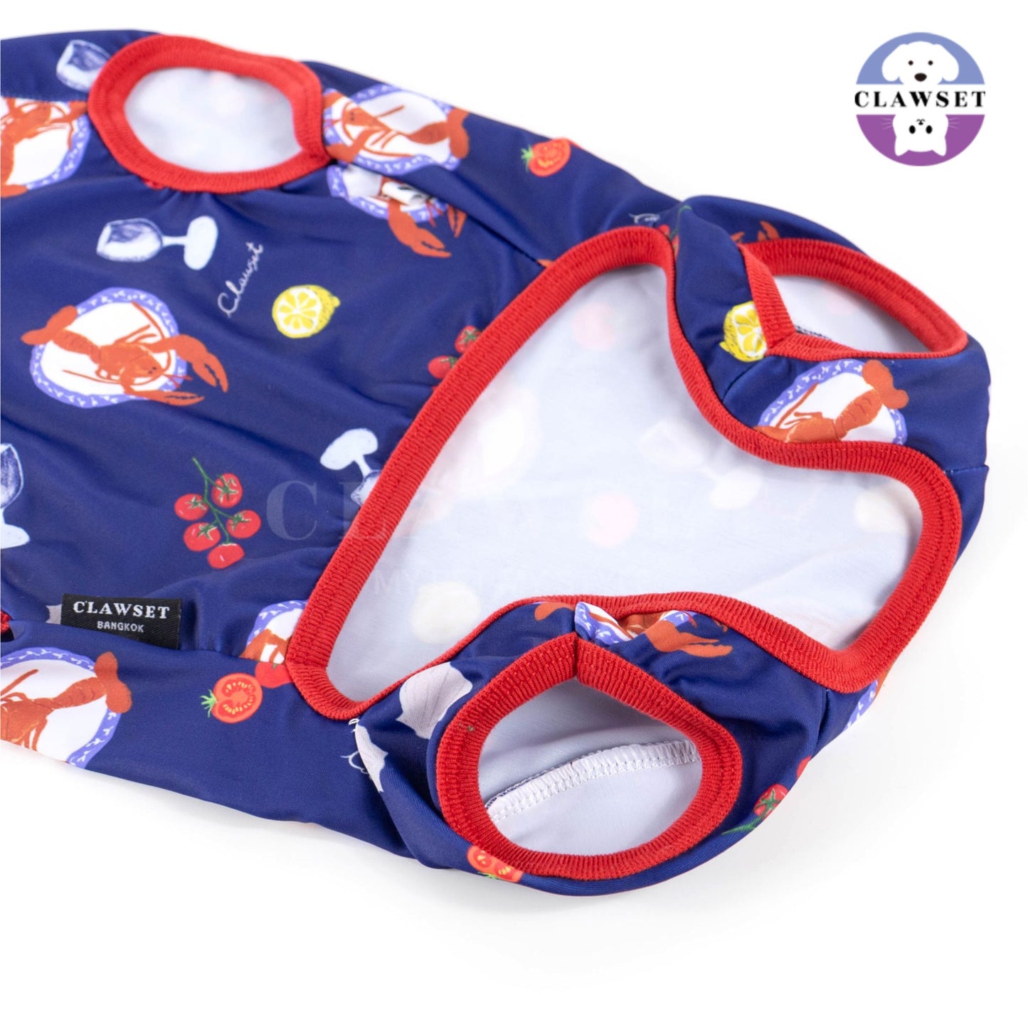 Clawset - Pet Activewear - Italian Summer - Lobster Cream