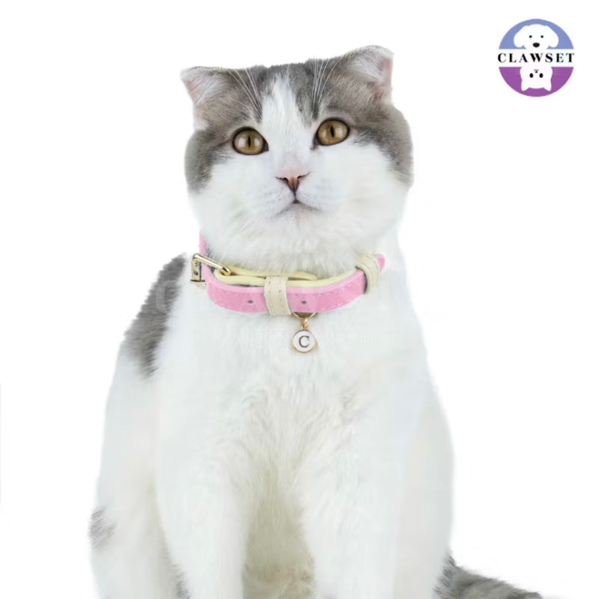 Clawset - Pet Accessories - Adjustable Collar - Pink (Merah Muda)